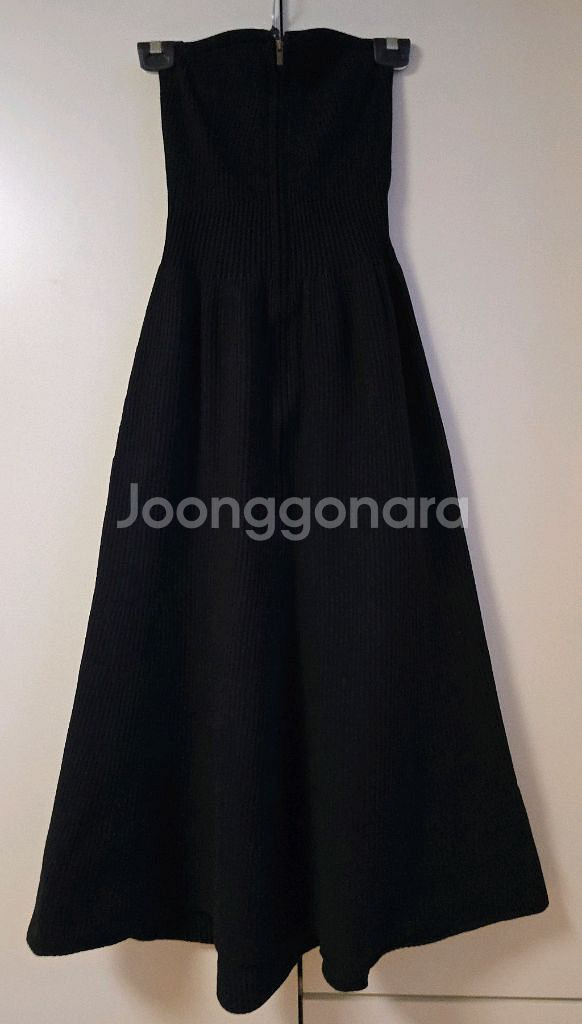 시스템 집업 니트 원피스--6