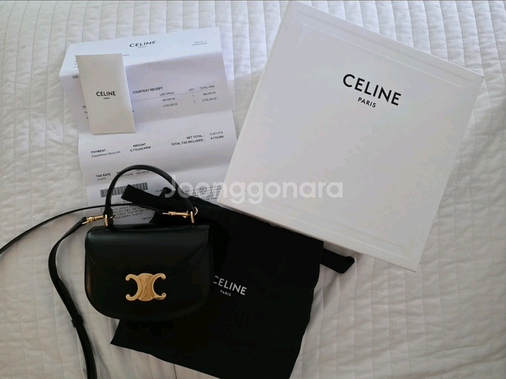 셀린느 미니 트리옹프 백 (클레아 베사체 미니) 판매합--0