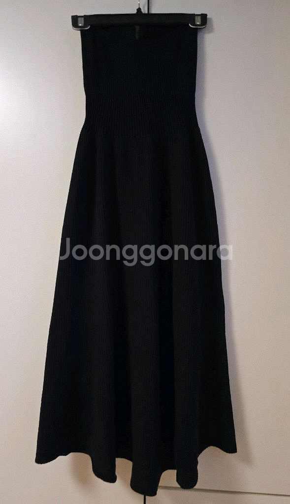 시스템 집업 니트 원피스--5