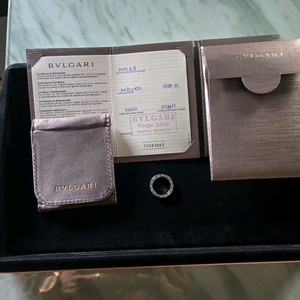 불가리 비제로원 화이트 링