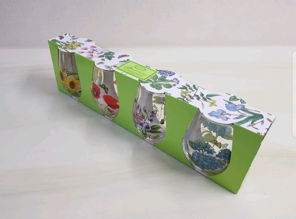 새상품.포트메리온 스템리스 와인잔 4p--5