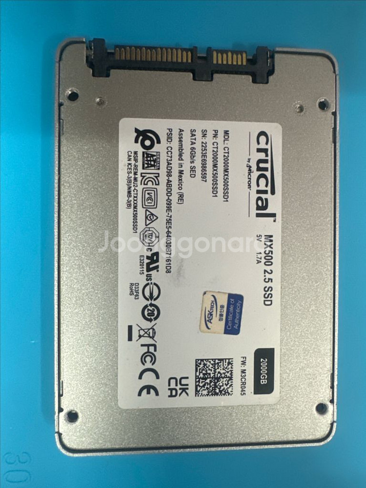 Crucial MX500 2TB SSD--1