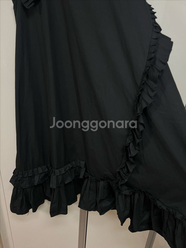 바이씨니 나시 플리츠 원피스 바스락 프릴 롱 민소매나시--8