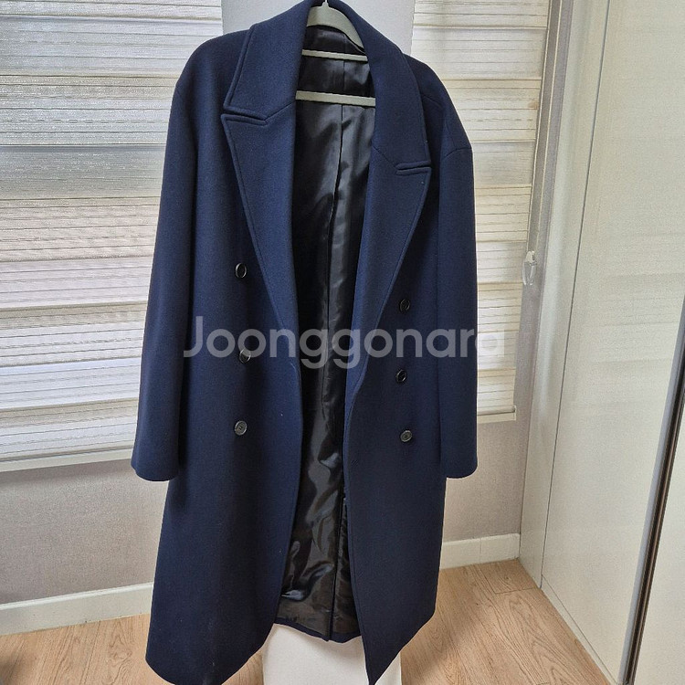 쿠어 MTR 롱 더블코트 M size--6