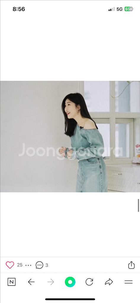 인스턴트펑크 원숄더 데님 원피스 / S사이즈--1