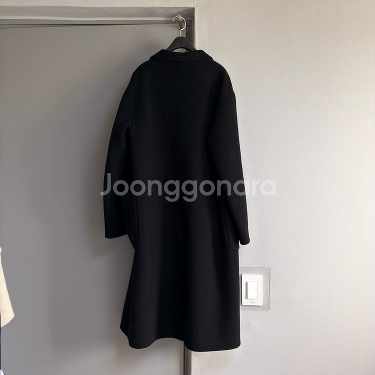 핸드메이드 롱 코트 블랙--3
