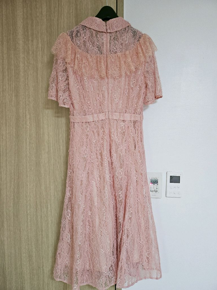 잇미샤 핑크 레이스원피스 55--3