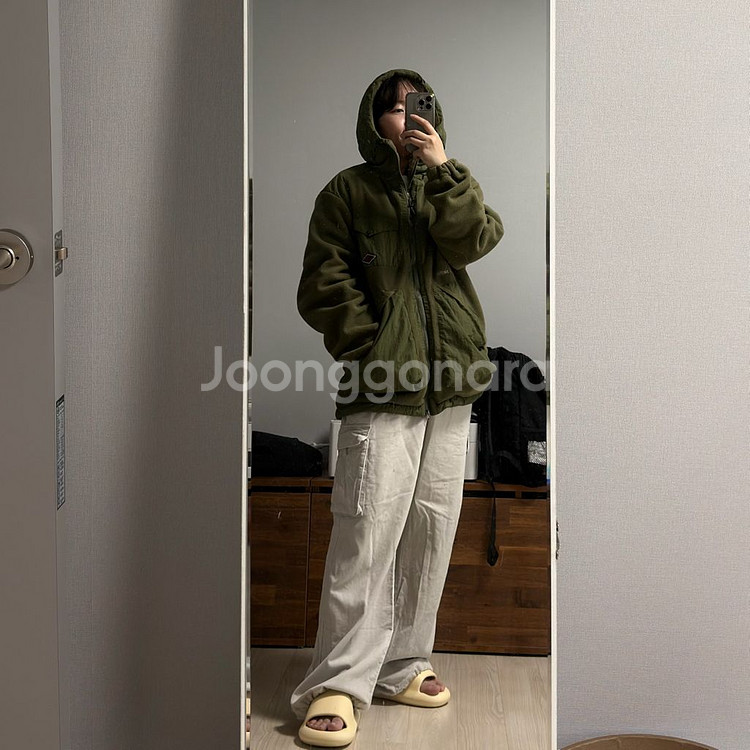 오션퍼시픽 후리스 점퍼 카키--1