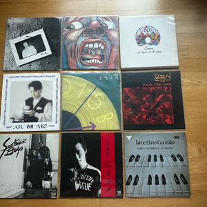 LP 음반 모음 (유재하, 킹 크림슨, 퀸, 신해철등)