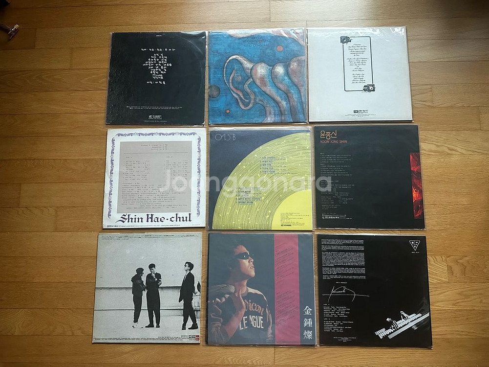 LP 음반 모음 (유재하, 킹 크림슨, 퀸, 신해철등)--1