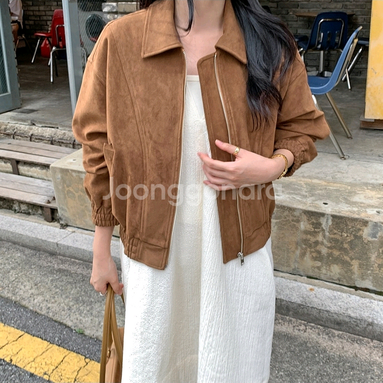 가격내림) 르꼬르망 봄버자켓 프리 사이즈 새상품--2