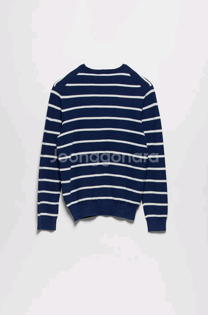 폴로랄프로렌 스트라이프 메시니트 코튼스웨터 M사이즈--1