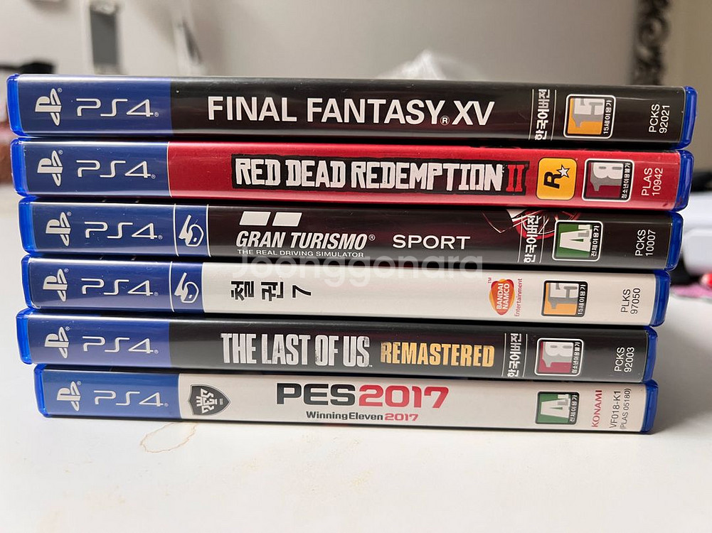 ps4(ps5)게임(레데리2,철권,파판15)--1