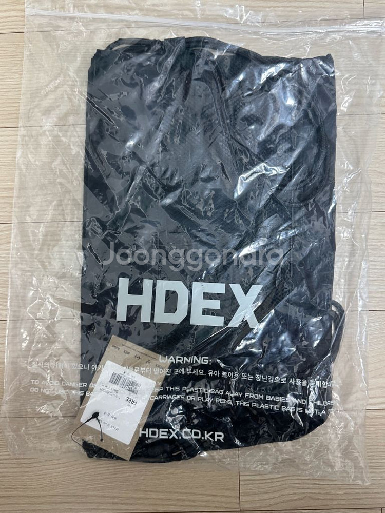 HDEX 메쉬 짐 색 블랙 카모 새제품--1