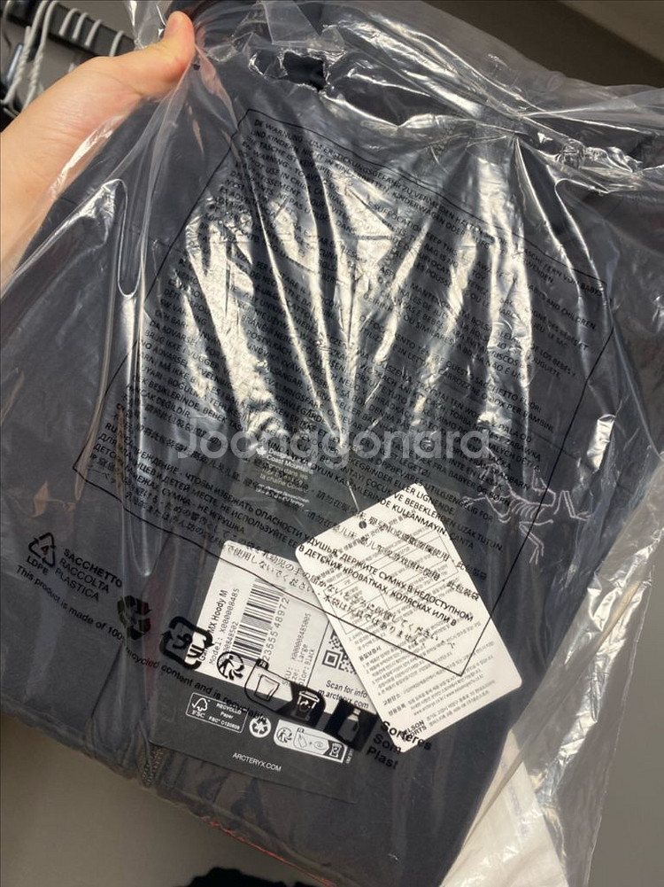 아크테릭스 감마mx 후디 블랙 L 새상품--0