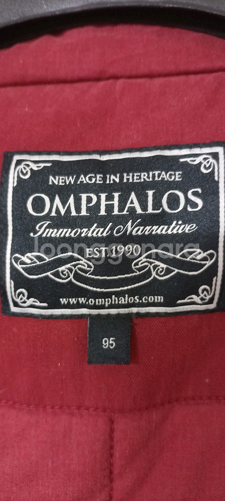 OMPHALOS 옴파로스 접이식 후드 파카 버건디--3