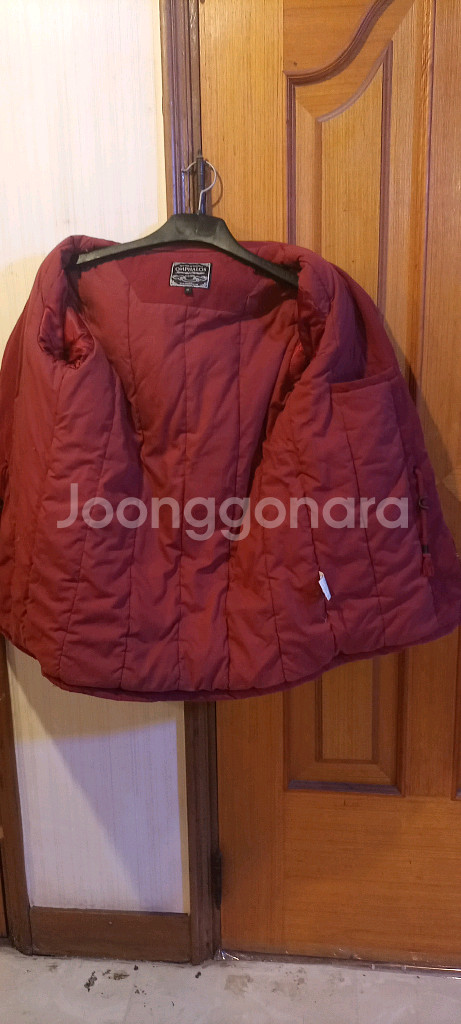 OMPHALOS 옴파로스 접이식 후드 파카 버건디--4