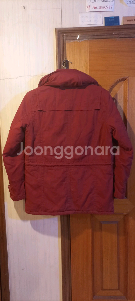 OMPHALOS 옴파로스 접이식 후드 파카 버건디--6