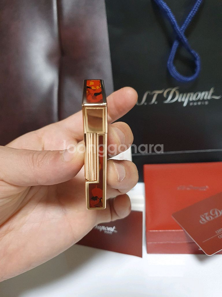 풀세트 듀퐁라이터 라인2 ca16579 피카소 로즈골드--3