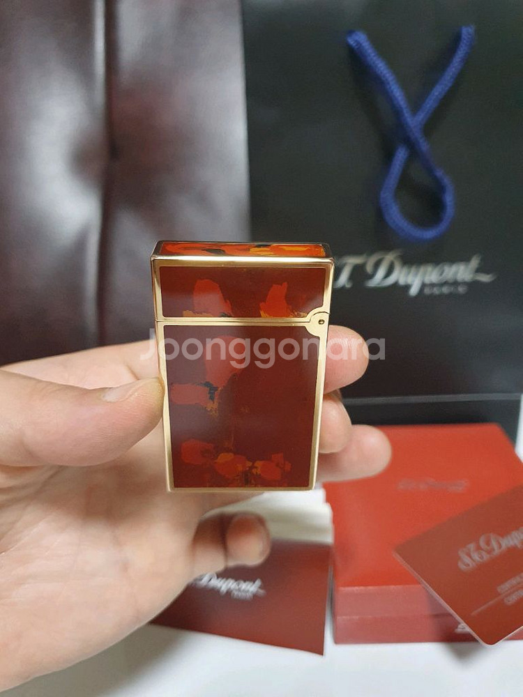 풀세트 듀퐁라이터 라인2 ca16579 피카소 로즈골드--2