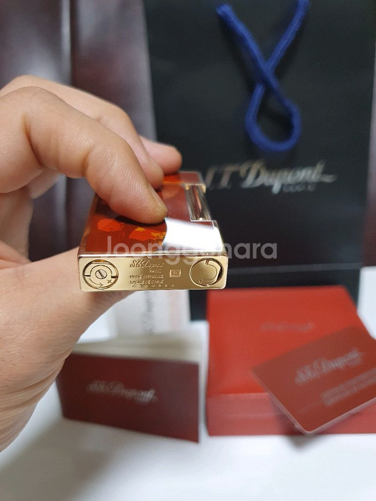 풀세트 듀퐁라이터 라인2 ca16579 피카소 로즈골드--6