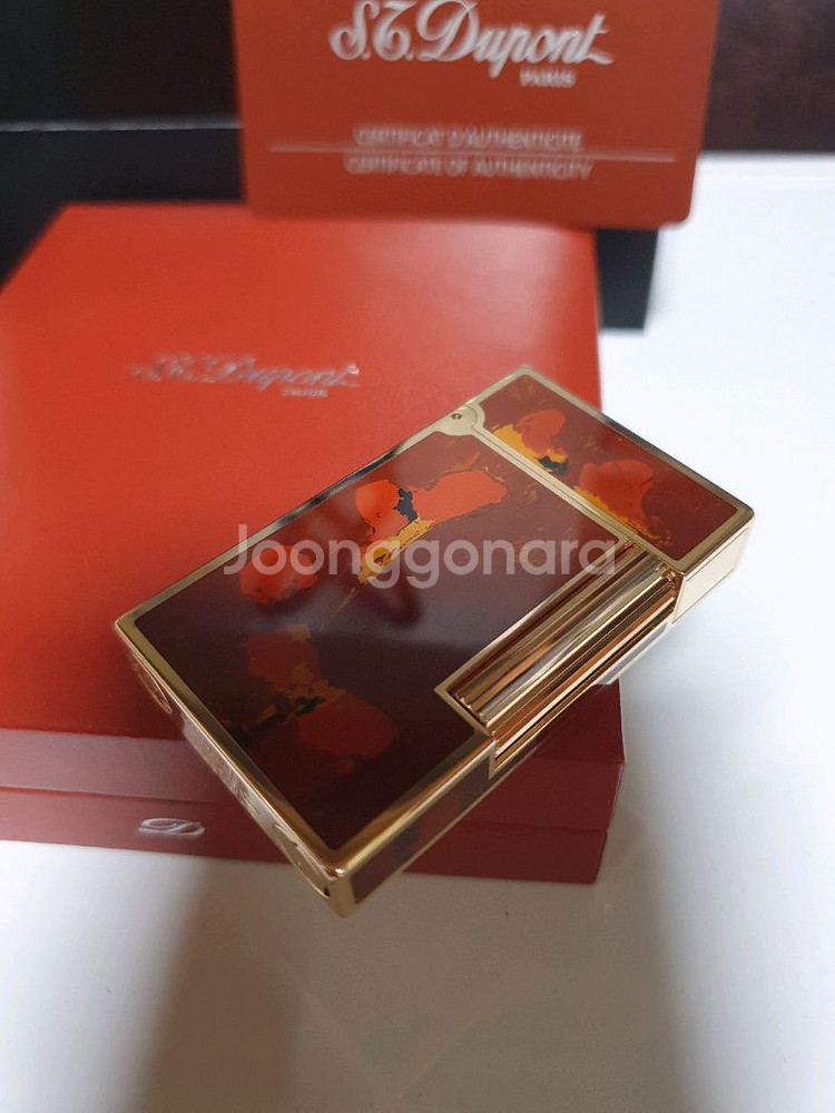 풀세트 듀퐁라이터 라인2 ca16579 피카소 로즈골드--0