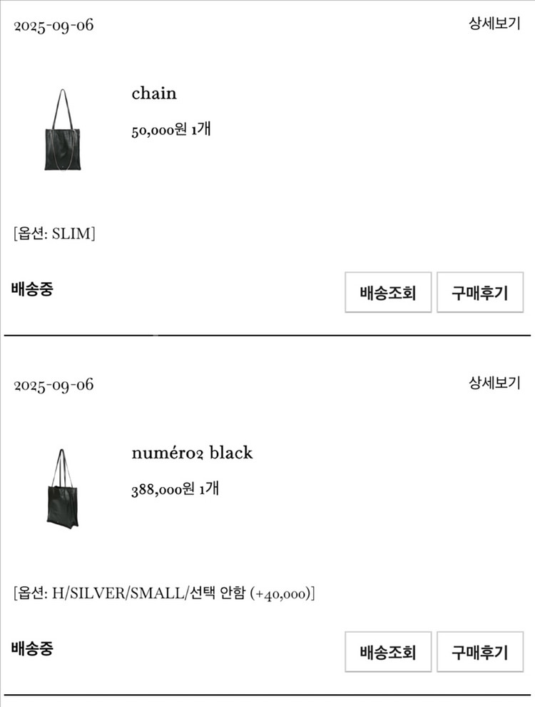 페퍼윤윤 누메로2 블랙 스몰+체인 (각인 실버H)--1