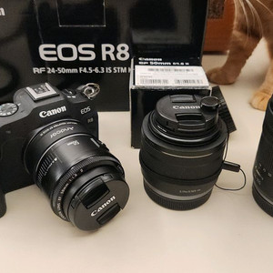 캐논 R8+ rf24-105 + rf35 + ef50