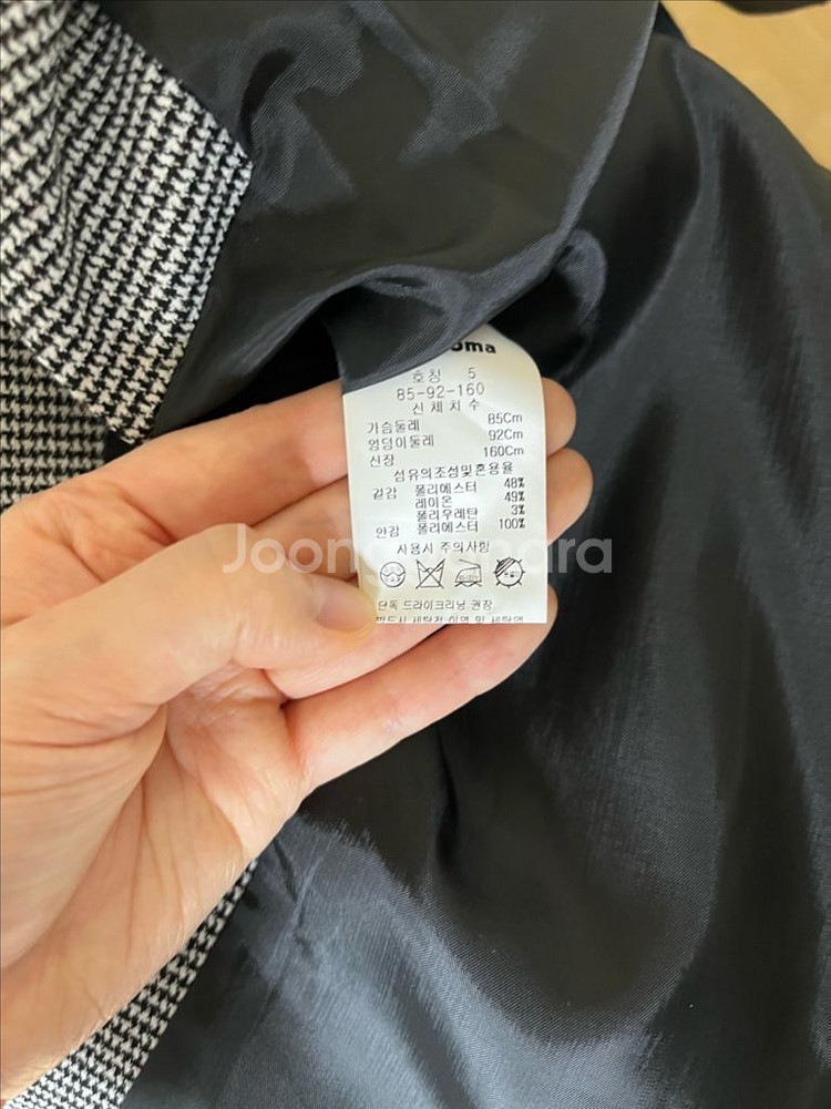 레노마 잔체크 조끼--5