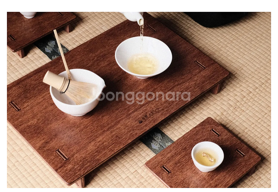 핸드메이드 원목다도탁자? 트레이?--1