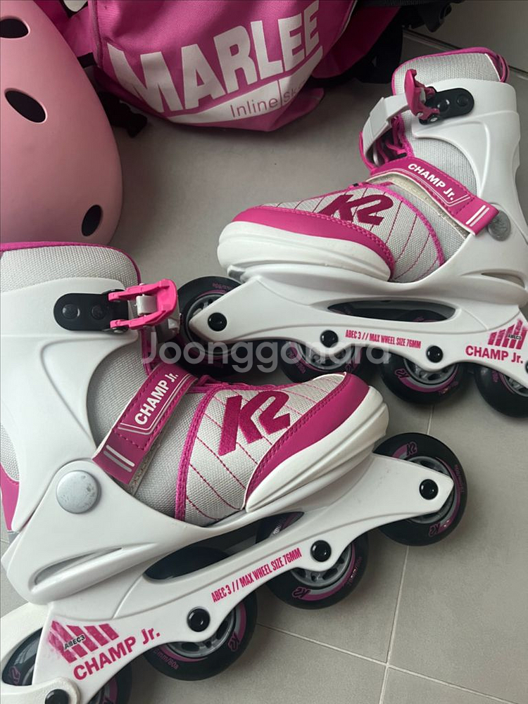 상태최상)정품 as가능 k2인라인 인라인스케이트 풀세트--5