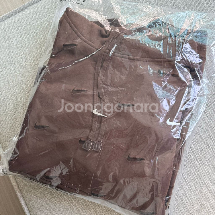 나이키x자크뮈스 스우시 후드티 m 새상품--3