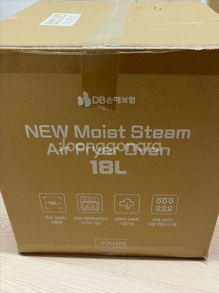 스퀘어가든 NEW 모이스트 스팀 에어프라이어 오븐--4