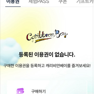 캐리비안베이 티켓