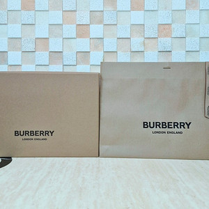 [백화점정품]버버리 쇼핑백+박스+리본 set,버버리박스