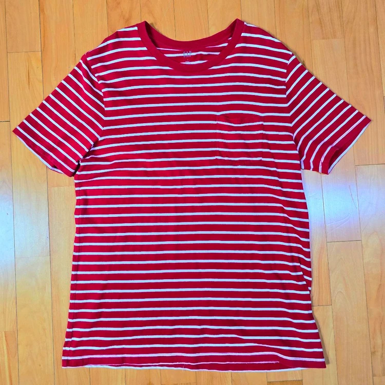 GAP 갭 남성 단가라 반팔티 ( L ) - Used 이미지