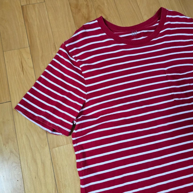 GAP 갭 남성 단가라 반팔티 ( L ) - Used 이미지