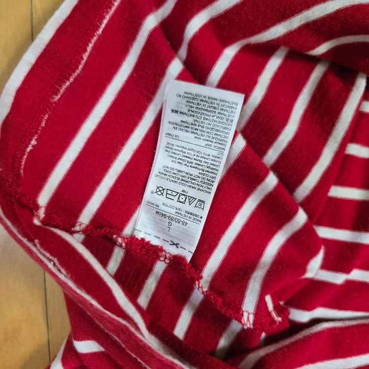 GAP 갭 남성 단가라 반팔티 ( L ) - Used 이미지