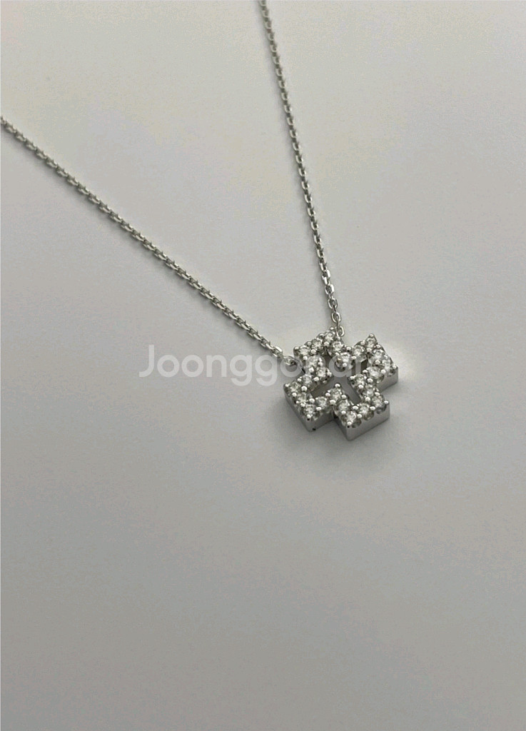 골든듀 미니미오뉴 목걸이(18k 다이아 목걸이)--2