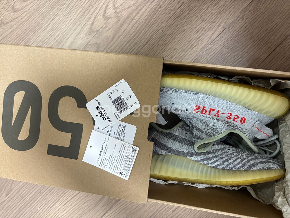 아디다스 이지부스트 235(240) 블루틴트 us6사이--0