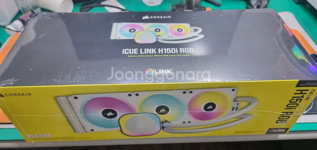 커세어 CORSAIR LINK H150I RGB 미개봉--0