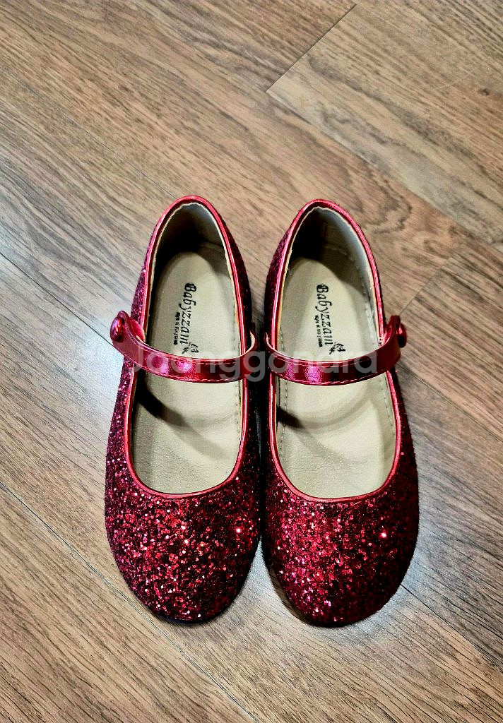 여아 글리터 구두 팔아요~ 미착용--0