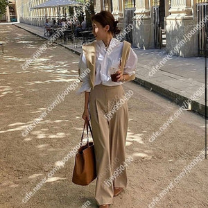 유메르 엘리사 핀턱 슬랙스 M