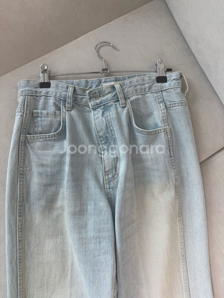 파사드패턴 클래식데님 라이트 인디고 S 에눌가능--3