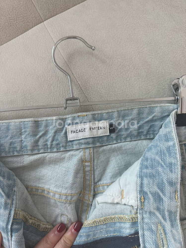파사드패턴 클래식데님 라이트 인디고 S 에눌가능--7