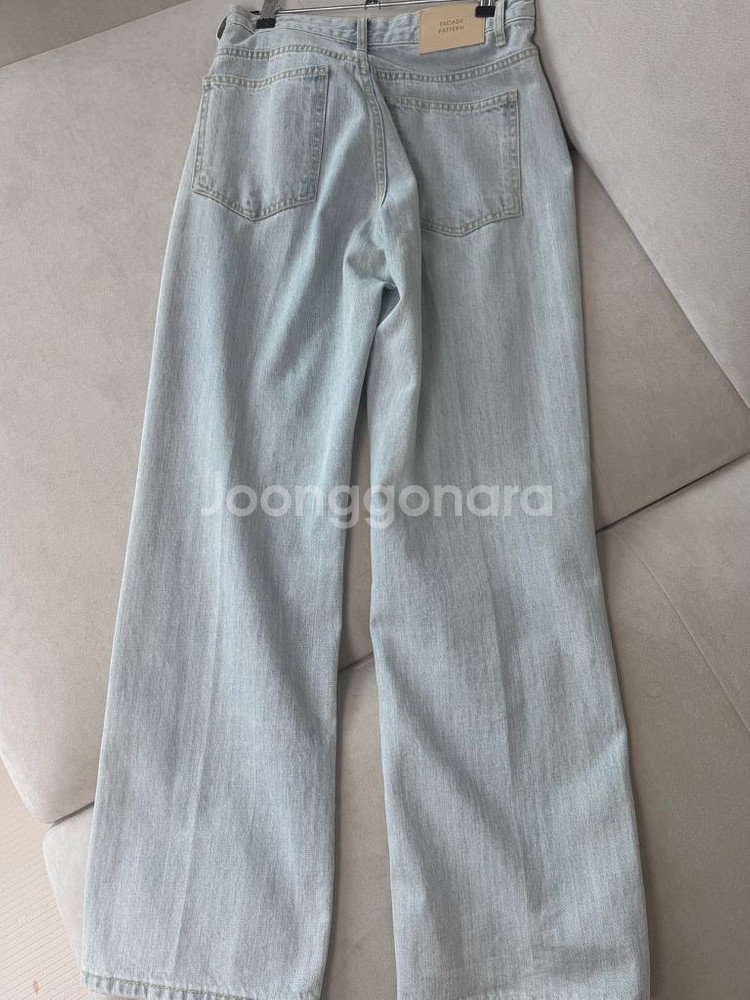 파사드패턴 클래식데님 라이트 인디고 S 에눌가능--5