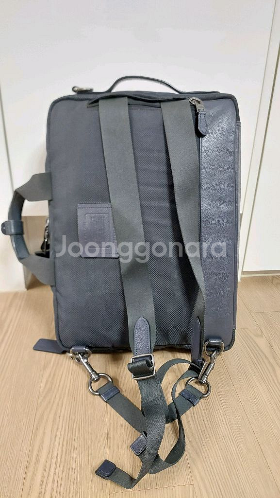 코치 3way 비즈니스 백팩 노트북 가방--3