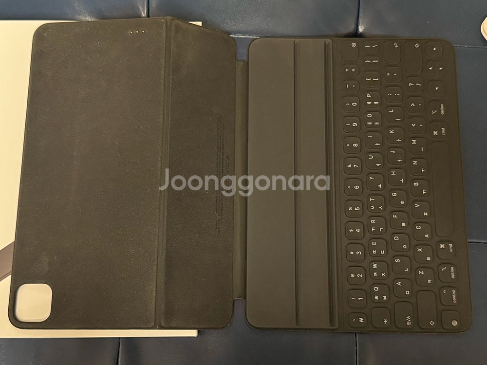아이패드 11인치 정품 스마트키보드 폴리오 블랙색상--2
