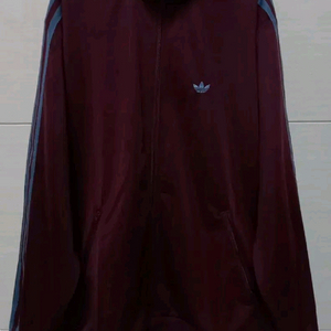 아디다스 BB 베켄바우어 버건디 마룬 트랙탑 져지 M