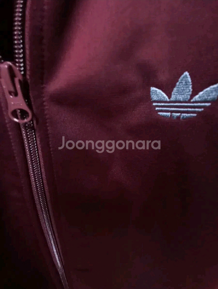 아디다스 BB 베켄바우어 버건디 마룬 트랙탑 져지 M--2